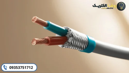 کابل تلفن 10 زوج 0.6 مس البرز الکتریک نور لینکو